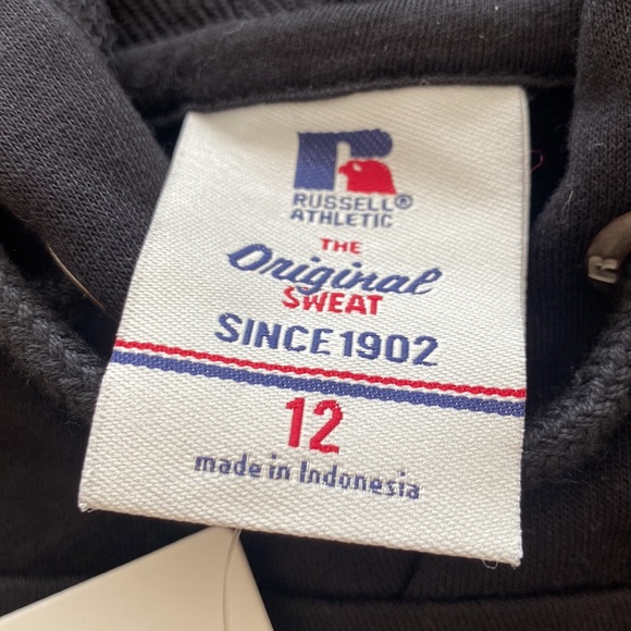 BNWT RUSSELL ATHLETIC SLEEVELESS BOXY HOODIE - Size 12 - Picture 6 of 6